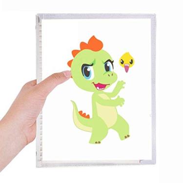 Imagem de Caderno Dinossauro Kingdom Love You com Folhas Soltas e Diário Recarregável