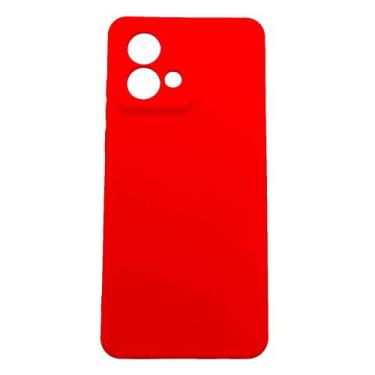 Imagem de Capa Capinha Compatível Com MOTOROLA moto G84 Silicone Aveludada Premi