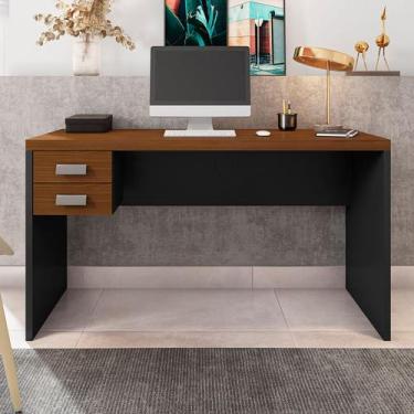 Imagem de Escrivaninha MDP 1,30m 2 Gavetas para Escritório Moderna - ANAYBEN, Pr