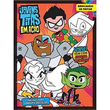 Imagem de Os Jovens Titãs Em Ação - Brincando De Pintar