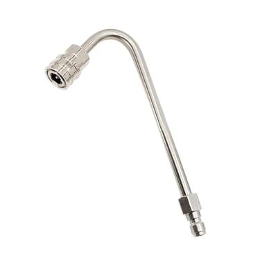 Imagem de Ioensy Haste de limpeza de calhas para lavadora de alta pressão, conector de substituição prático e versátil, extensão para pátio, calçada, gramado e casa, 160mm U Shaped