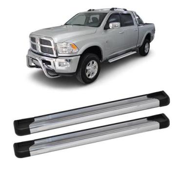 Imagem de Estribo Dodge RAM 2012 2013 2014 2015 Cabine Dupla Cromado - CCF