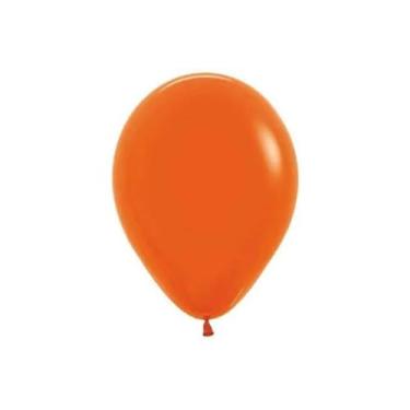 Imagem de Balão Decorativo Festa Fashion Laranja Latex R5 Pacote 50un