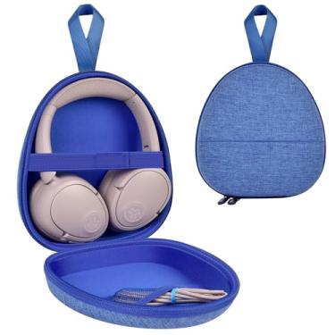 Imagem de GWCASE Capa universal para fones de ouvido JLab/para JBL Tune 510BT 720BT 770NC 520BT/para Sony WH-CH520 WH-CH720N/ para BERIBES/para fones de ouvido Soundcore Q20i, design elegante - azul (apenas