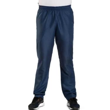 Imagem de Calça Esportiva Masculina Elite Microfibra Poliéster 4301, Azul escuro