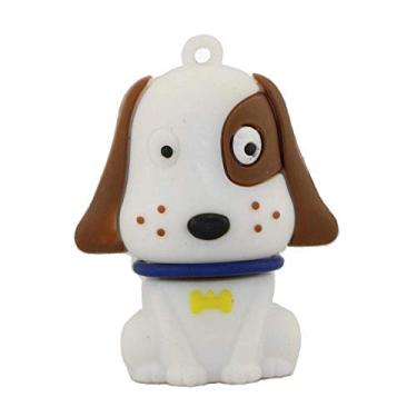 Imagem de 64 GB White Dog Modelo USB Flash Disk Cartão Flash Card U Disk Pen Drive USB 2.0 Flash Drive Pen Drive Flash Memory Stick PenDrive