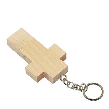 Imagem de 32 GB Modelo Cruz de Madeira USB Flash Drive PenDrive Pen Drive Pen Drive USB Drive USB Flash Disk Memory Stick Pen Drive USB Pen Drive USB Flash Disk Cartão