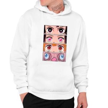 Imagem de Moletom Unissex Demon Slayer Olhos Eyes Personagens-Unissex
