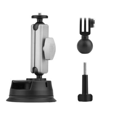 Imagem de BTG Suporte de ventosa de carro para DJI Pocket 3 2/Insta360 X4 X3 Go3/Action 4 3 Acessórios de montagem com ventosa