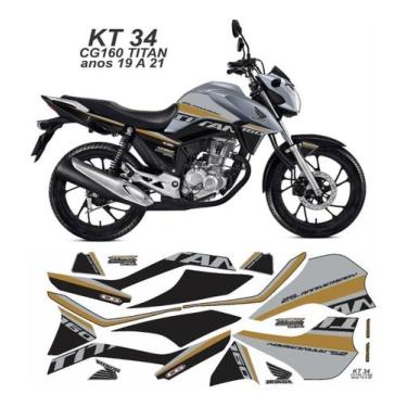 Imagem de Adesivo Cg160 Titan Kit Personalizado 25th Anniversary Kt34 - Resitank