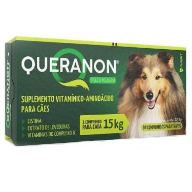 Imagem de Suplemento Vitamínico Queranon 15Kg 30 Comprimidos - Avert