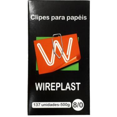 Imagem de Clips Galvanizado AÇO Nº 8/0 - 500G - Wireplast