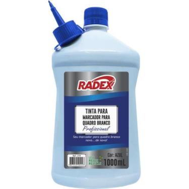 Imagem de Tinta para Marcador de Quadro Branco Reabastecedor 1000ML Azul - Radex