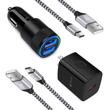 Imagem de Carregador Veicular FiveBox USB-C Fast Charge para Samsung Galaxy