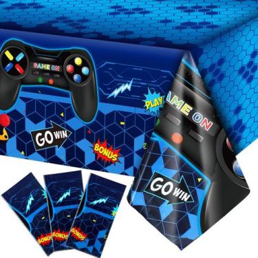 Imagem de Capa de Mesa Tatuo - Tema Videogame - 3 Peças (274x137cm)