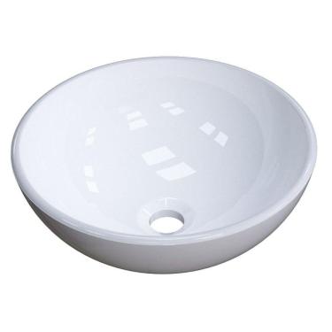 Imagem de Cuba Pia De Apoio Para Banheiro Redonda Bowl 30 C08 Branco