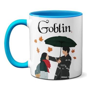 Imagem de Caneca Dorama Goblin You Are My Destiny Kim Shin Ji Eun-tak (Azul)