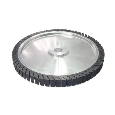 Imagem de Roda centrífuga de borracha expansora de 292x50/100 mm para lixadeira de bancada de 36 polegadas e 915 mm, roda de 292x25x25 mm
