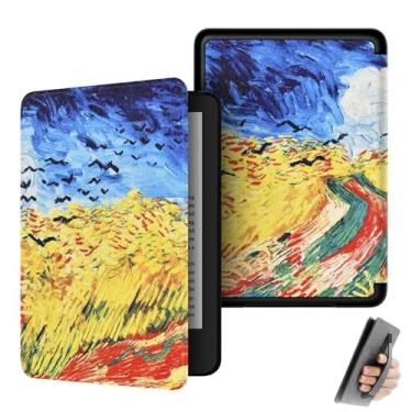 Imagem de GUKSRASO Capa para Kindle 11ª Geração 2024/2022 (6", Modelo: C2V2L3/RS23CV) - com Função Automática de Dormir/Despertar e Alça de Mão