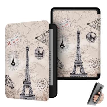 Imagem de GUKSRASO Capa para Kindle Paperwhite 12ª Geração (7") / Colorsoft Signature Edition 2024 - com Função Automática de Dormir/Despertar e Alça de Mão