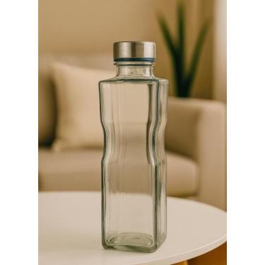 Imagem de Garrafa de Vidro Feminina 1100ML  Design Moderno e Elegante - Blitz Fe