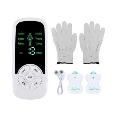 Imagem de Estimulador Muscular Elétrico EMS, Massageador De Costas E Pescoço, Fe