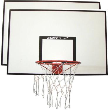 Imagem de Par de Tabela De Basquete Juvenil C/Aro Rede Unid Klopf 1023