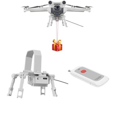 Imagem de LICHIFIT Drone Airdrop System Universal para DJI Mini 3 Pro/Mini 3 Drone de liberação de carga útil lançador transporte entrega dispositivo de queda