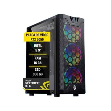 Imagem de Pc gamer Intel Core I9 9 RTX 3050 8GB 16GB RAM SSD 960GB - AMORIM SHOP