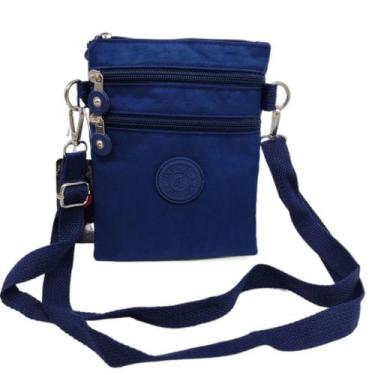 Imagem de Bolsa Transversal Feminina Tira Colo Pequena 3 Divisórias - NoBrand, A