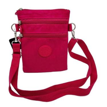 Imagem de Bolsa Transversal Feminina Tira Colo Pequena 3 Divisórias - NoBrand, P