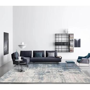 Imagem de Tapetes grandes e abstratos simples para sala de estar, quarto, decoração de casa, sofá, mesa, área, entrada moderna (120 x 200 cm, 47 x 78,7 pol./Sem fiapos, 12)