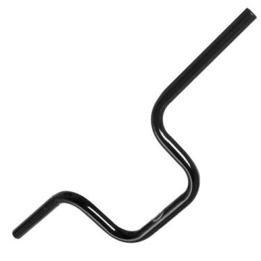 Imagem de Guidão Cromo Forte Modelo Original Titan 125 1995 À 1999, PRETO, Único