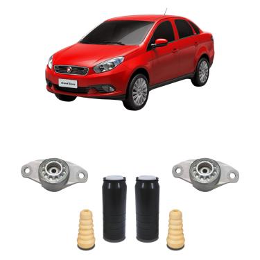 Imagem de Par Kit Traseiro Amortecedor Grand Siena 2012 2013 2014 2015