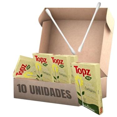 Imagem de Hastes Flexíveis 75Un Maquiagem bastonetes branco 10 Pacotes