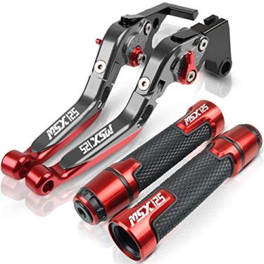 Imagem de WEJUSA Para Honda NC750 NC750S NC750X NC 750S/X 2014 2015 Acessórios expansíveis dobráveis alavancas de embreagem de freio ajustável guidão alavanca de embreagem de freio de motocicleta (Cor: QYGX888