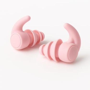 Imagem de Tampão De Ouvido Ronco Protetor Auricular Dormir Estudar Proteção Auricular Abafador De Ouvido (Rosa, Protetor de Ouvido Antirruído)
