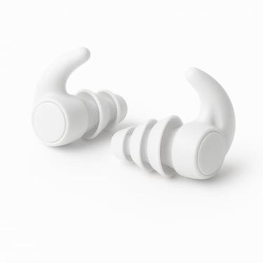 Imagem de Tampão De Ouvido Ronco Protetor Auricular Dormir Estudar Proteção Auricular Abafador De Ouvido (Branco, Protetor de Ouvido Antirruído)