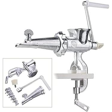 Imagem de Extrator De Grama De Trigo Portátil, Moedor De Grama De Trigo Com Grampo De Mesa, Espremedor De Grama De Trigo Em Aço Inoxidável, Para Suco De Grama De Trigo Gengibres Maçãs Uvas