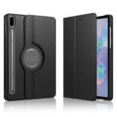 Imagem de Genérico, Capa Giratória Compatível com Galaxy Tab S9+ 12.4 X810 X816 Cor:Preto