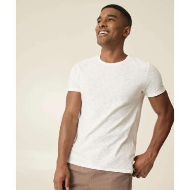 Imagem de Camiseta Masculina Flamê Manga Curta MR-81389, Off white, GG