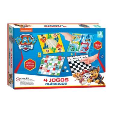 Imagem de Brinquedo Infantil Jogo Com 4 Jogos Clássicos Patrulha Canina Nig - 02