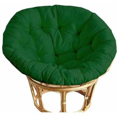 Imagem de Almofada grossa e macia para cadeira - Tecido de algodão grosso e acolchoado, assento de chão macio e redondo, cadeira de balanço, varanda, sala de estar ou dormitório universitário.