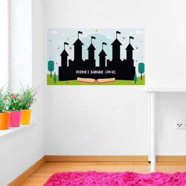 Imagem de Adesivo Lousa Infantil Castelo Encantado 0,58x1,00m - TACOLADO PAPEL D