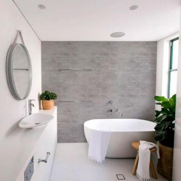 Imagem de Papel de Parede Lavavel para Banheiro Cozinha Revestimento Fosco Concr