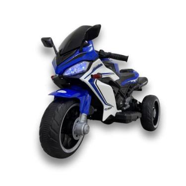 Imagem de Moto Elétrica Infantil 6V Hyper Speed Azul - Unitoys