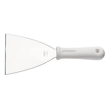 Imagem de Espátula Raspadora Brinox Precision Em Aço Inox 12cm Branco e Inox