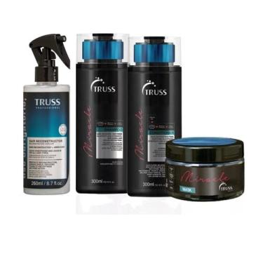 Imagem de Truss Miracle Shampoo + Condic + Máscara + Uso Obrigatório, KIT