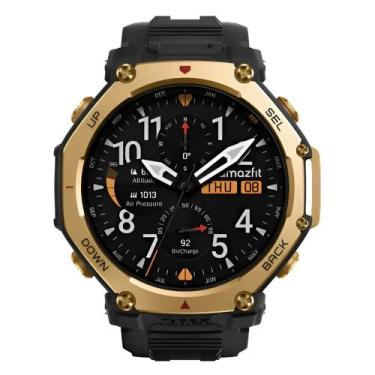 Imagem de Relógio.Amazfit_Trex 3 Pro 44mm Smartwatch Black Gold - A.M.A.Z.F.I.T,