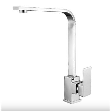 Imagem de Torneira Gourmet Slim Quadrada Misturador Monocomando Cromada